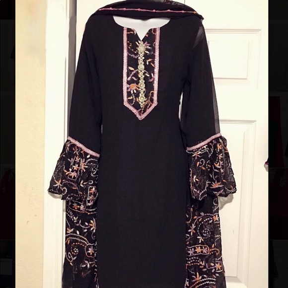 NWT 3pc Shalwar Kameez pakistani dresses indian - Picture 4 of 8